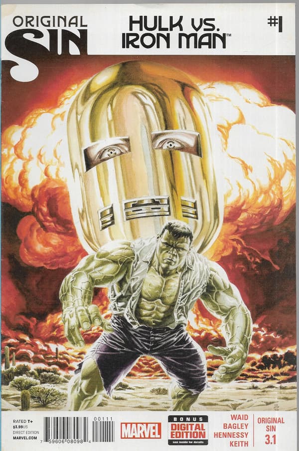 Marvel Original Sin Comic Book 1–4/2014 (English) Complete Set: Hulk vs Iron Man