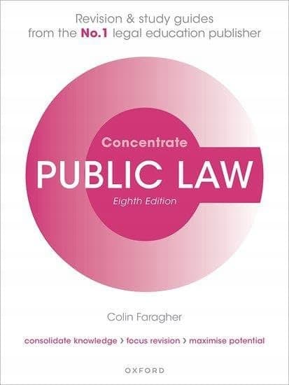 PUBLIC LAW CONCENTRATE: LAW REVISION AND STUDY GUIDE (BOOK)