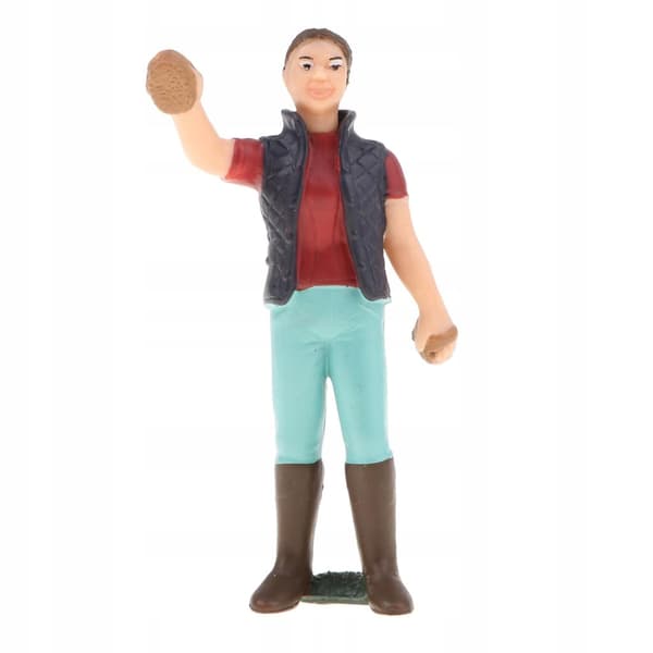3-inch PVC farm worker model – Figure, Toy, Diorama, Accessory, Ranch display base