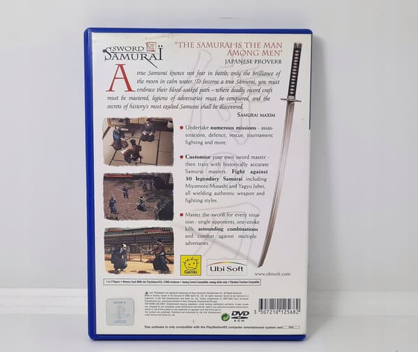 SWORD OF THE SAMURAI PS2 PlayStation 2 (PS2) boxed
