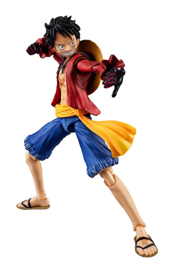 One Piece Variable Action Heroes Action Figure: Monkey D. Luffy with Hook Armament