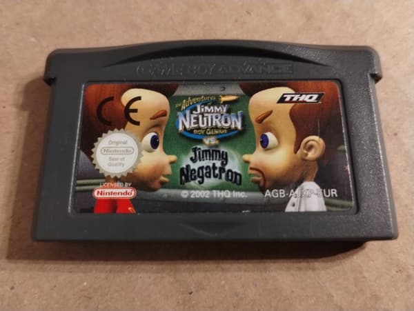 Jimmy Neutron vs Jimmy Negatron Game Boy Advance
