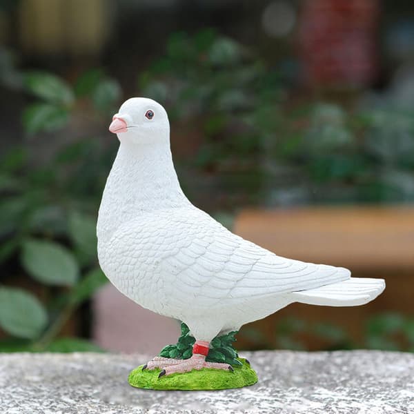 Simulation Pigeon Ornament Collections Figurines Artificial Pigeon Style B