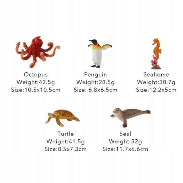 Mideer Sea Creatures Collector's Set – 11 pieces