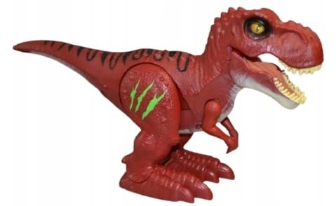 ZURU Interactive Dinosaur: Walks, Glows, Makes Sounds – Attacking T-Rex (Red)