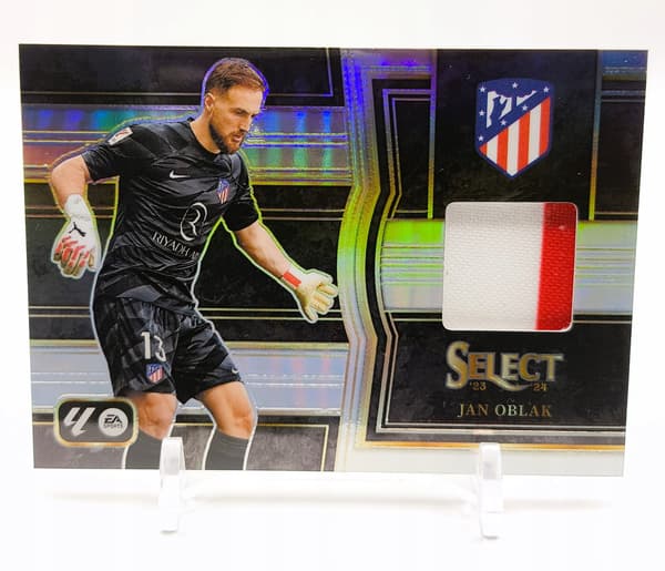 PANINI SELECT 2023/2024 LA LIGA JAN OBLAK ATLÉTICO DE MADRID JERSEY PATCH