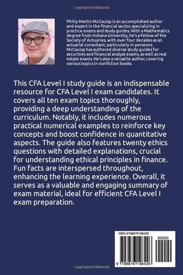 McCaulay, Philip Martin CFA Level I: Study Guide for the Chartered Financial