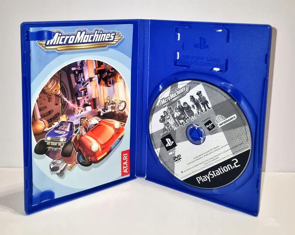 MICRO MACHINES MICROMACHINES PS2 3XA GAME DISC DB