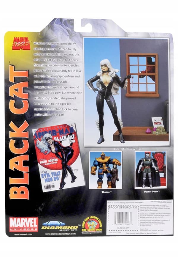 Black Cat figurine from the Marvel Select range