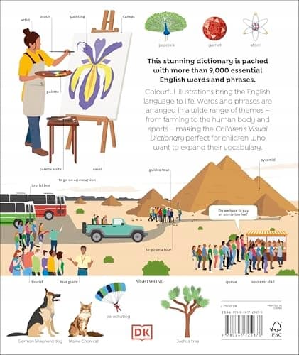 CHILDREN'S VISUAL DICTIONARY: 9,000-WORD VOCABULARY BUILDER (BOOK)