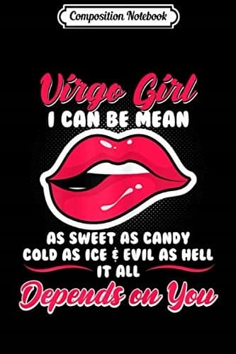 Composition Notebook: Virgo Girls Are Born Between 23 August and 2 September