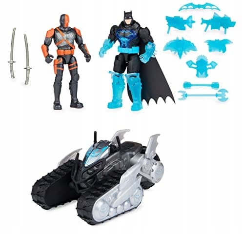 DC Comics Batman Bat-Tech Crawler Vehicle, Amazon Exclusive Batman and Deat