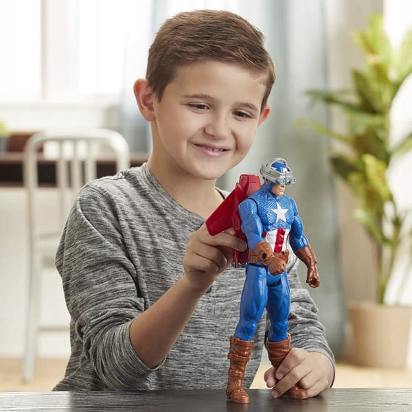 HASBRO CAPTAIN AMERICA BLAST GEAR LAUNCHER E7374