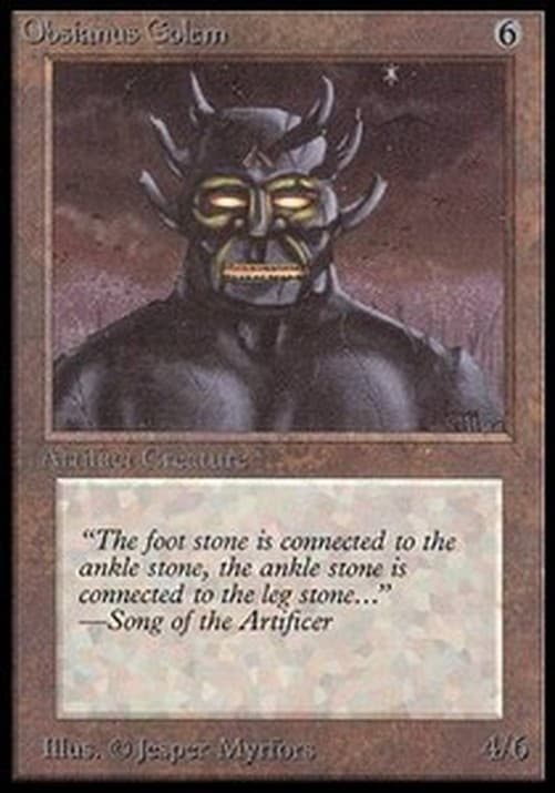 Magic: The Gathering Obsianus Golem