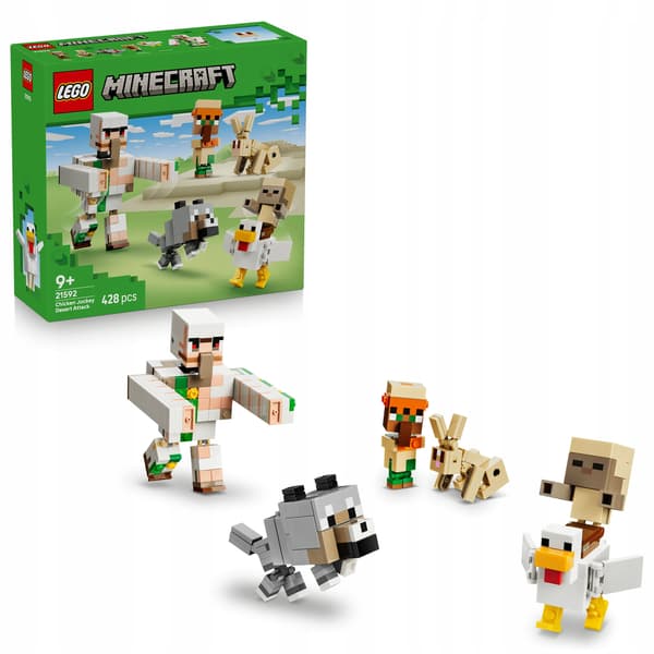 LEGO Minecraft ‘Chickens in a Desert Attack’ set + PDF catalogue