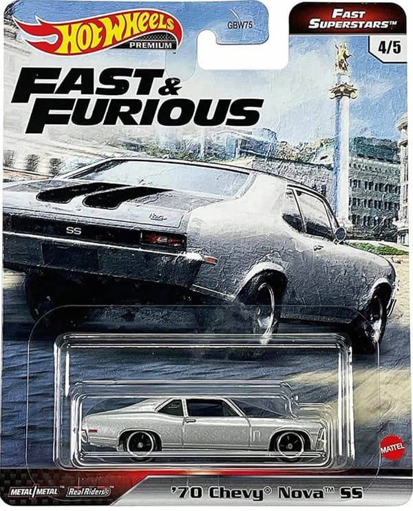 '70 Chevy Nova SS – Fast & Furious Hot Wheels Premium 1:64