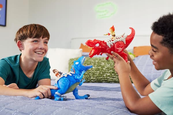 Smashers Dino Egg Hunt by ZURU, Light-Up Fire-Breathing Dinosaur-Themed Tree