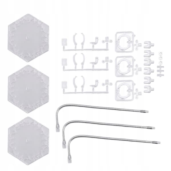 3-pack ABS figurine stand – Foldable stainless steel doll 59