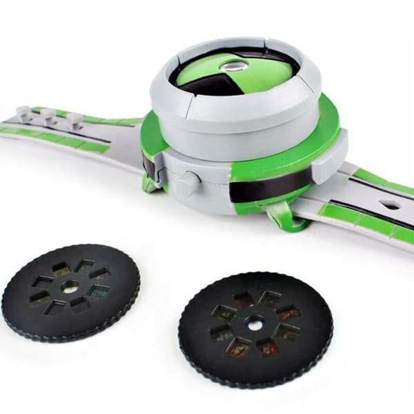 BEN 10 OMNITRIX PROJECTOR WITH ALIEN FIGURINES AND A SPACE CLOCK – A GIFT FOR CHILDREN