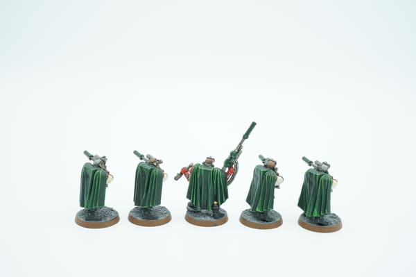 Warhammer 40k Space Marines Scout Snipers – set of 5 plastic figures