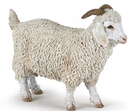 Angora Goat FIGURINE Realistic Animals Collectable FIGURINES Goats