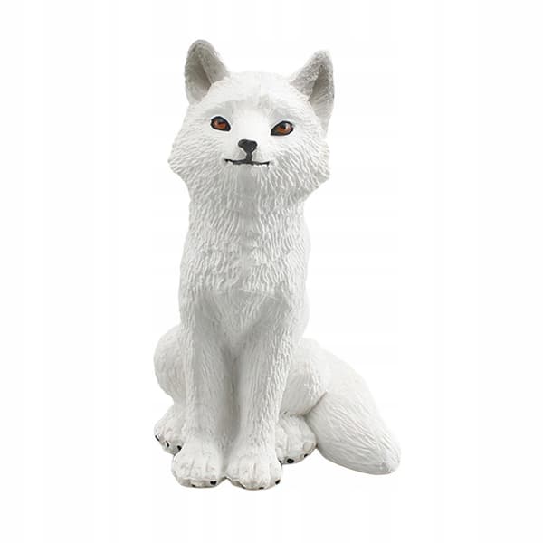 Simulation Animals Figure Simulation Wild Animal Statue Arctic Fox