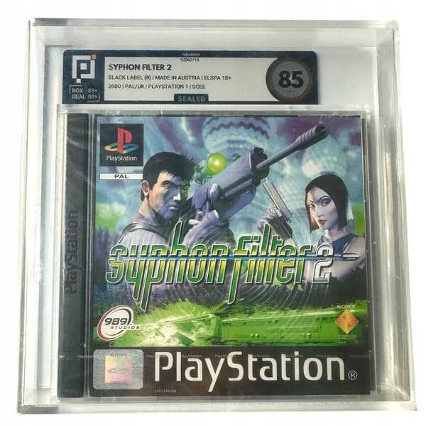 Syphon Filter 2 | PS1 | PSX | PLAYSTATION 1 | NEW | GRADED | UNIQUE