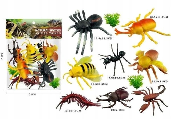 A Set of Realistic Insect and Arachnid Models for Young Explorers