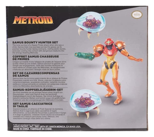 Metroid Samus Bounty Hunter Mini 3-Pack Figurine, 6 cm – Nintendo