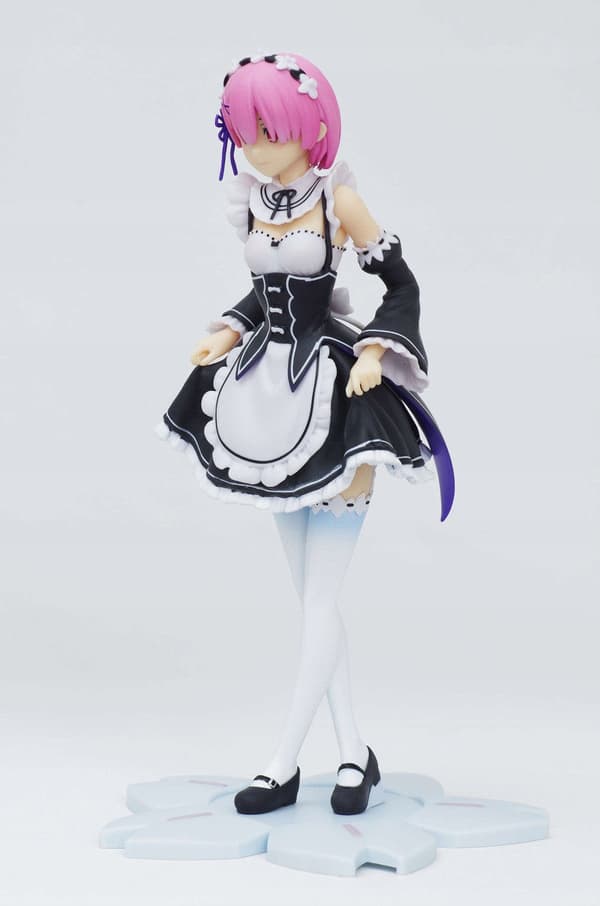 Re:Zero Anime Ram Curtsey Premium SEGA Rem Figurine