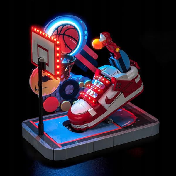 LED lighting set for 43021 Dunk Trickshot building blocks, lights