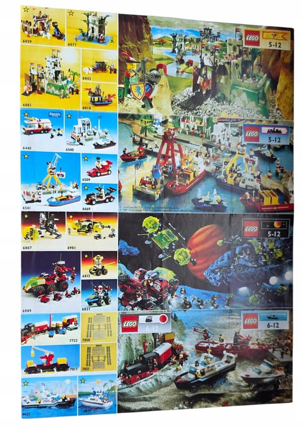 LEGO LEAFLET Poster 1991 Pirates 833985-OS