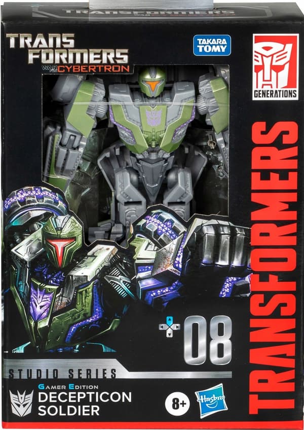 TRANSFORMERS DELUXE DECEPTICON SOLDIER FIGURE