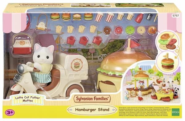 SYLVANIAN Portable Burger Stall 05757