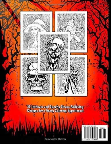 Halloween colouring book