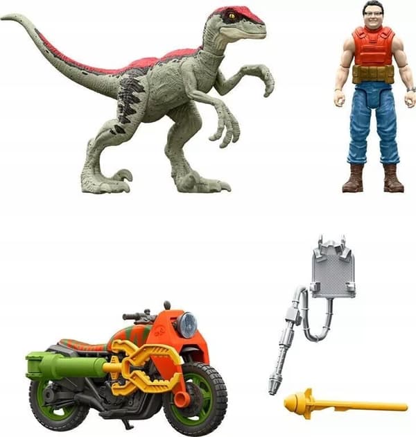 JURASSIC WORLD DINOSAUR '93 Classic Dennis Nedry set