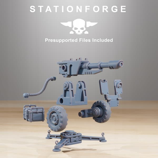 GrimGuard Battle Weapons – Station Forge – 3D printing