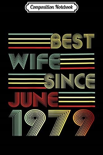 Composition Notebook: Women’s 7th Wedding Anniversary Gift – ‘Best Wife Since 2’