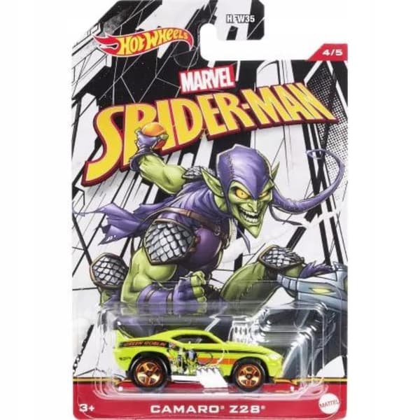 HOT WHEELS MARVEL SPIDER-MAN GOBLIN CAMARO Z28