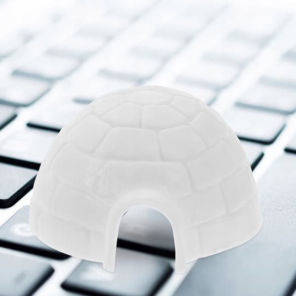 12 DECORATIVE ICE HOUSES – FIGURINES FOR BACKLIGHTING AND DIY PROJECTS