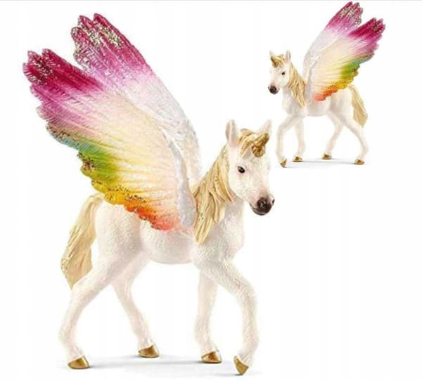 Schleich Winged Rainbow Unicorn Foal 70577