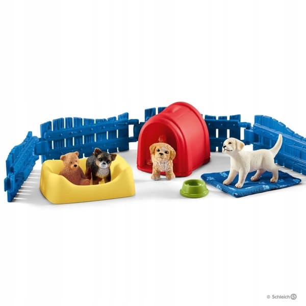 Schleich 42480 PUPPY WITH BED AND ACCESSORIES