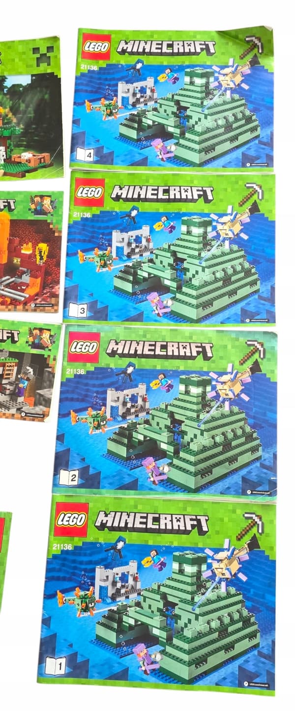 LEGO MINECRAFT INSTRUCTIONS SET