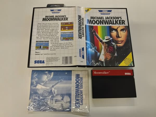 MICHAEL JACKSON'S MOONWALKER MASTER SYSTEM ENG SEGA