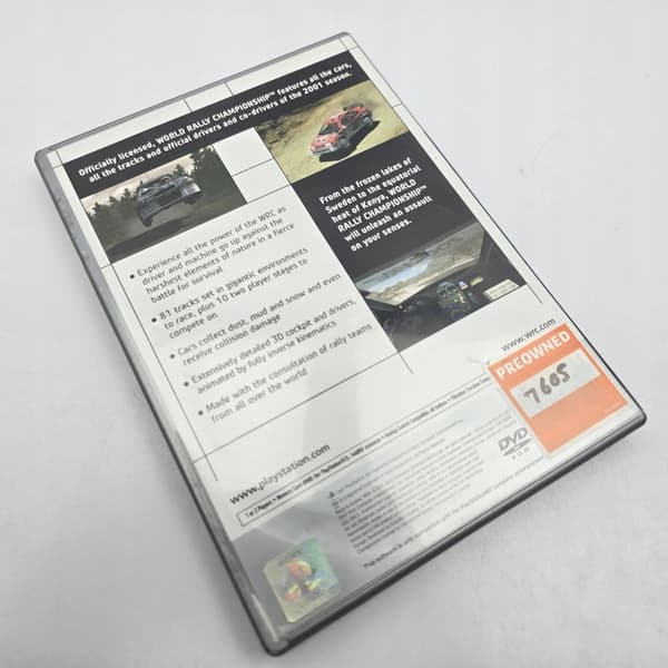 PS2 game: World Rally Championship