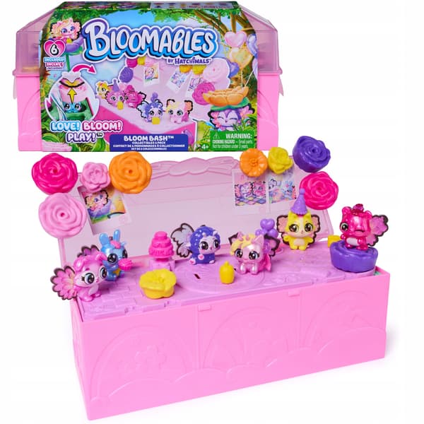 BLOOMABLES HATCHIMALS SET OF 6 BLOOM BASH FIGURES + ACCESSORIES
