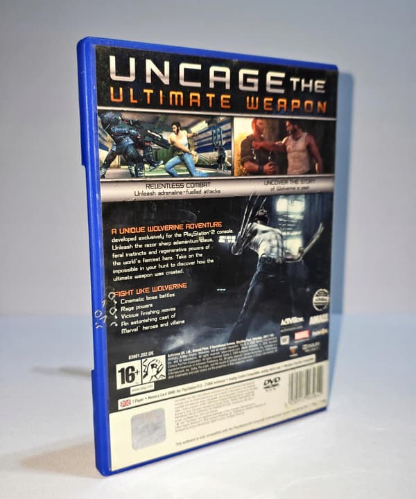 X-Men Origins: Wolverine PS2 3XA