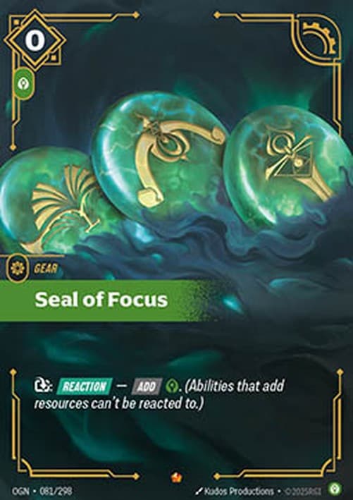 Riftbound OGN Seal of Focus