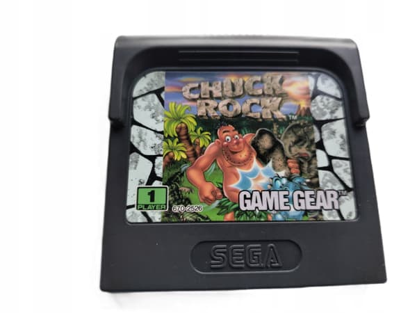SEGA CHUCK ROCK GAME GEAR + PROTECTOR * ENG *
