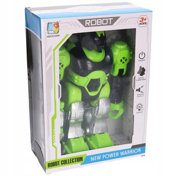 THUNDERBOLT battery-powered robot – walks, with light and sound effects 5326